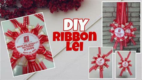How to make a Ribbon Lei for VIP or Guest Speakers .